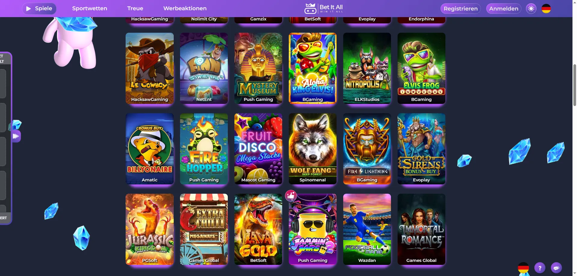 The Great Pigsby Megaways Slot bei bet it all casino spielen