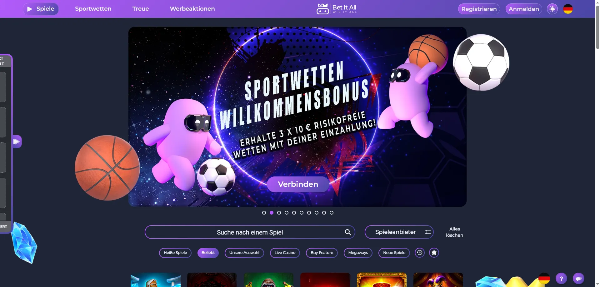 Betitall Casino Live-Dealer Tische – Roulette, Blackjack und Baccarat
